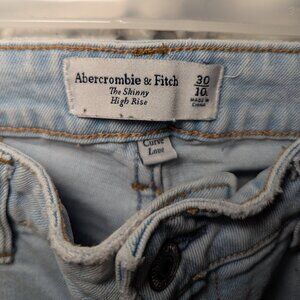Abercrombie & Fitch Curve Love The Skinny High-Rise jeans 10 Long